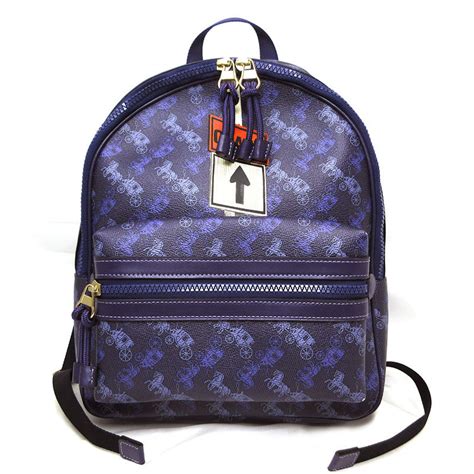 coach backpack purple